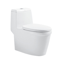 Hengjie bathroom HCO1262PT siphon type water-saving conjoined toilet to save water without hanging