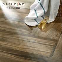 Cappuccino tile logs Nordic floor tiles living room tiles antique tiles imitation wood floor tiles wood tiles