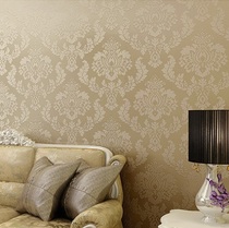 Magnolia wallpaper European-style luxury damascus wallpaper bedroom living room background film and television wall E era 1720081