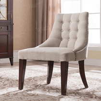 Red Star Metro Official Flagship-Wellington Modern American Light Luxury Guest Restaurant Dining Chair H801-15