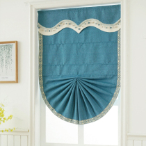 Like a fish in the water Roman curtain Curtain roller curtain fan-shaped childrens Japanese-style lifting curtain Childrens room curtain screen curtain Princess