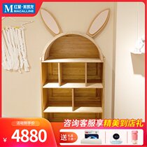 Beifan Locke small town childrens room solid wood bunny decoration cabinet Net red rabbit girl room bedroom locker