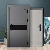 Wangli class A anti-theft security door CL52 single door simple gray non-standard customizable simple atmosphere