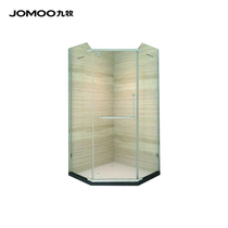 Jiumu Diamond Shower room glass door toilet overall bathroom simple bath room flat door partition