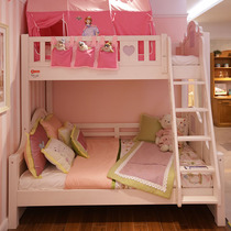 Colorful life bedroom solid wood creative children fun Karya House childrens room Snow White high bed K6-BG2013