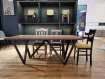 Antelope TOLINO Italy imported natural oak table 1 8 m Italy imported solid wood dining chair 4