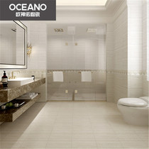 Ou Shen Nuo tile Modern wood grain simple bathroom wall tile Bathroom floor tile Kitchen tile YL143DP