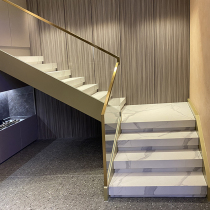 Vaudesen Modern Light Lavish Rockboard Full House Custom Villa Mansion Art Stairs