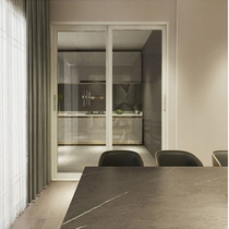 Odik doors and windows Vienna series silicon magnesium aluminum alloy fully sealed outdoor sliding door high quality light luxury minimalist