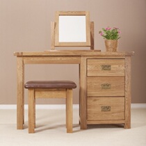 Dongbai Baihui solid wood furniture dresser set with solid wood dresser stool