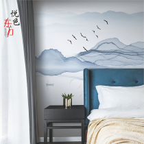 Magnolia Wall Cloth-Oriental Pleasant-Background Wall Bedroom Living Room Sofa TV Background Wall Universal Oriental