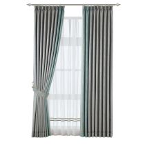 Like a fish in the water moonlight in the city finished high-end atmospheric curtains can be customized in size