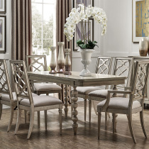 Meike A R T no armrests dining chair chair household chair American light luxury restaurant Morrie impression series