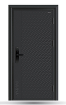 Panpan anti-theft Class A security door Roca Brown silver fingerprint lock household white door entrance door two-color door same color door