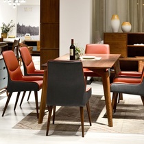 Bosen excellent furniture full solid wood dining table Nordic ash restaurant furniture 1 meter 5 solid wood dining table dining table