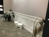 Polymer (PU) line background wall French European modern American Chinese style