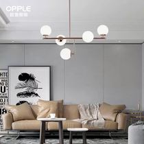 Oplighting OPLE modern minimalist light extravagant minimalist Nordic restaurant bedroom 39W Cloud dream 4000K5 head gold