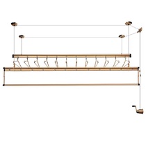 Good wife GW-6680D Three-pole sunburn Quilt Heart-to-shake Balcony Lift clothes hanger