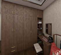 Batlu whole house custom Wanhua aldehyde-free fragrance board imported Egknos wardrobe light luxury