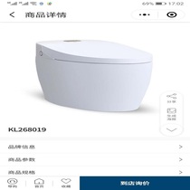 Heart Sea Galan sales over ten thousand simple modern style custom smart toilet kl268019