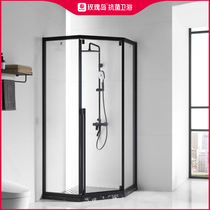 Rose Island antibacterial bathroom FD fourth generation easy to clean antibacterial shower room custom inner fly door access barrier