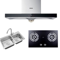 Boss electric appliance stove sink range hood boss suction range hood gas stove set smoke stove set