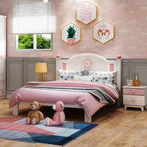 cecema wood children splicing bed girls and boys single 1 5 m 1 2 m widening princess bed