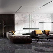 Grice tile simple modern soft light warm color living room dining room marbled LB039521 Blues gray brick
