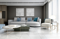 Eagle 800*800 marble tiles simple modern living room floor tiles fish maw white E0D8FL-T380