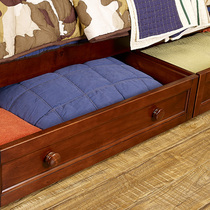 Ximengbao Curry Series childrens bed solid wood mother bed Pine High and low bed Prince George