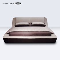 Moussedge BCK1-198 vertical and horizontal gallop bed frame cloth bed Nordic simple removable wash double bed wedding bed