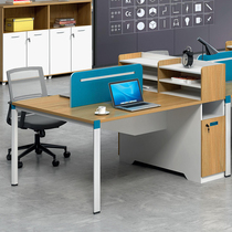 Paiger (paiger)office furniture Staff office two-person modern simple screen station with cabinet