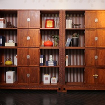 Suli auspicious Ruyi JBF01 bookcase modern simple new Chinese solid wood study furniture