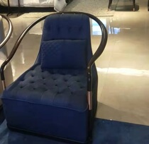 Classic Non-State Light Lavish Leisure Chair Subwoody Chair Art Creative Sub-Style Board Room Living-room Bedroom Lounge Chair Home