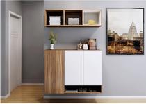 Customized gold Sophia shoe cabinet large capacity home door simple modern clothes hanger porch cabinet
