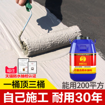 House guard JS polymer cement-based penetration plugging glue fish pond waterproof coating toilet roof repair leak