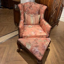 Model residential furniture Tencel living room European simple modern home study table and chair leisure chair SC16