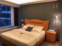 Xi Linmen Image Hermè s Orange Europe Imported Top Yellow Cattle Cowhide High-end Atmospheric Leather Soft Bag Bed