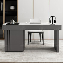 Eurasian Imperial nest modern minimalist rock board office light luxury kung fu tea table desk tea all-in-one table and chair combination