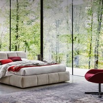 DITRE ITALIA cloth bed master bedroom wedding bed cloth bed storage double Nordic simple luxury