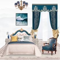 Like the Water Curtain Jade family exclusive custom suit process environmental protection fabric fashion and comfortable square meters
