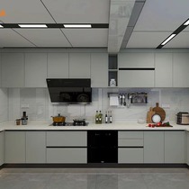 Close - up 15 800 meal cabinets Meal - Surface Hangjian Smoke Cooker Gas Cooktop Sink