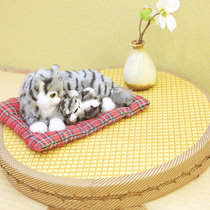 Qian Tsubaki Japanese room whole house custom pure coconut brown comfortable bay window floor mat futon round mat YD