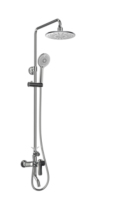 Jiumu shower shower set nozzle shower Household pressurized bathroom bath thimble descaling two-color optional