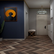 Holy elephant floor F4 star Environmental protection reinforced composite personality fish bone pattern mosaic floor heating home Nordic wood floor