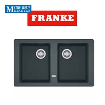 (Yunyan) Franca Granite Sink Double Tank Package Kitchen Sink Wash Basin Double Tank Vegetable Washing Pool