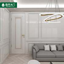 Senjo wooden door glass BL-01OS-08 glass interior door bathroom door custom partition balcony