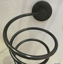 Lair Shidan towel ring blowing frame CFJ01B towel ring round towel ring non-perforated bathroom towel ring hair