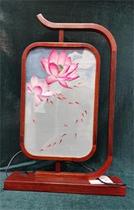 Silk Xiang embroidery pure handicraft double-sided embroidery products gift ornaments mural double-sided embroidery lamps and lanterns) Kunming Red Star