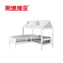 Mai LIFETIME solid wood beach bed tree house Childrens adult function to accompany the baby to sleep new product